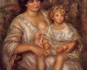 皮埃尔 奥古斯特 雷诺阿 : Madame Thurneyssan and Her Daughter